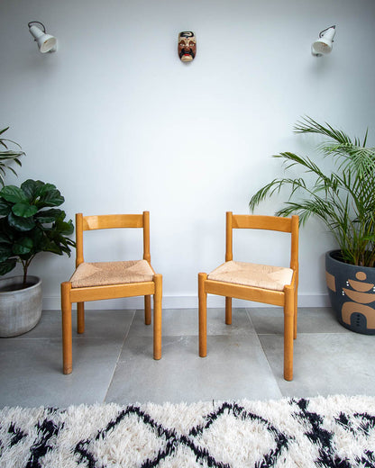 Vico Magistretti Carimate Dining Chairs (Pair)