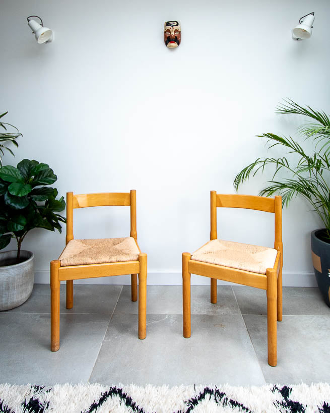 Vico Magistretti Carimate Dining Chairs (Pair)