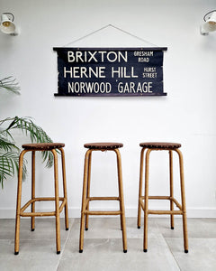 Mid Century Belgium Bar Stools (Set of 3)