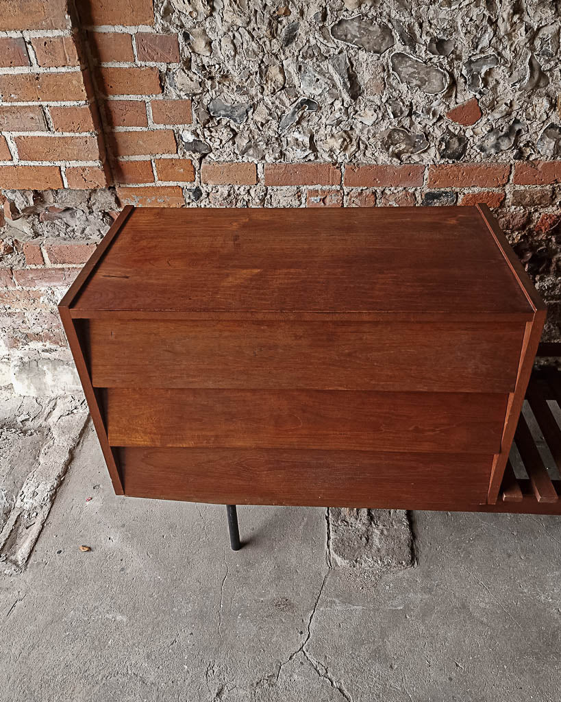 Mid Century Double Chest of Drawers (inc. Luggage Rack