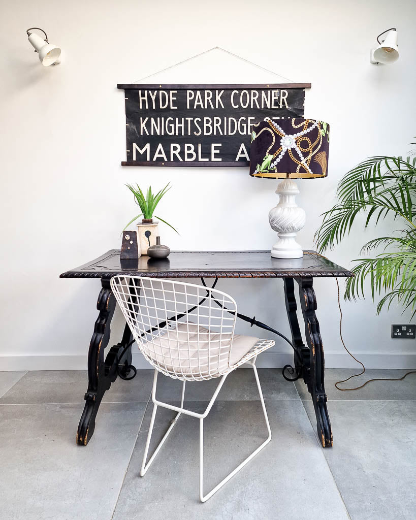 20th Century Ebonised Spanish Table