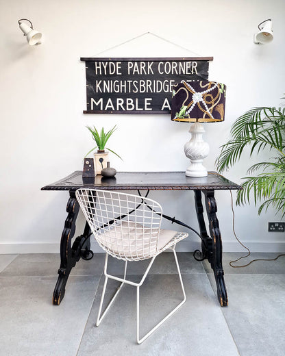 20th Century Ebonised Spanish Table