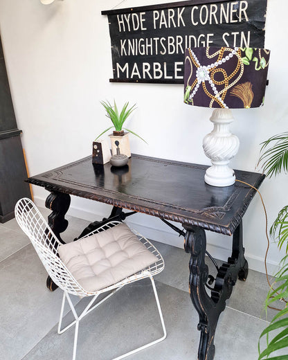 20th Century Ebonised Spanish Table