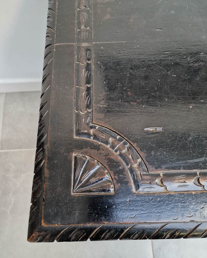 20th Century Ebonised Spanish Table