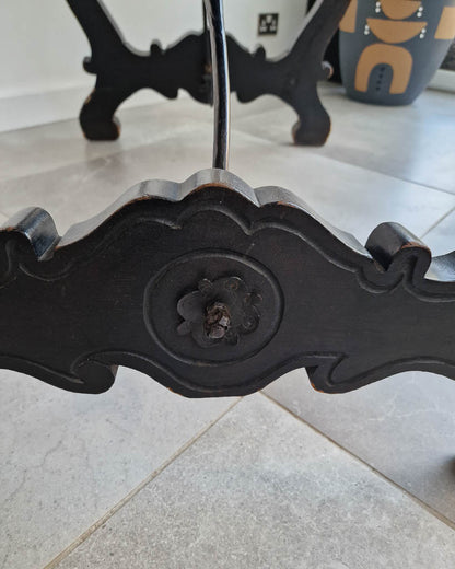 20th Century Ebonised Spanish Table