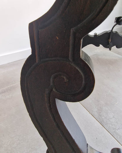 20th Century Ebonised Spanish Table