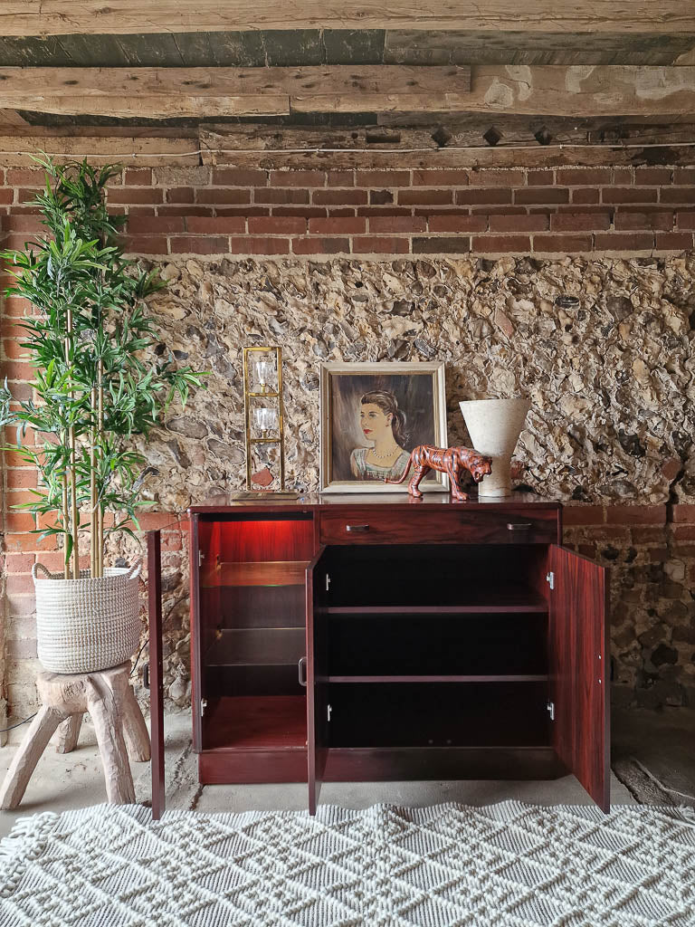 Mid Century Danish Rosewood Cabinet / Sideboard