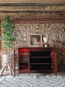 Mid Century Danish Rosewood Cabinet / Sideboard