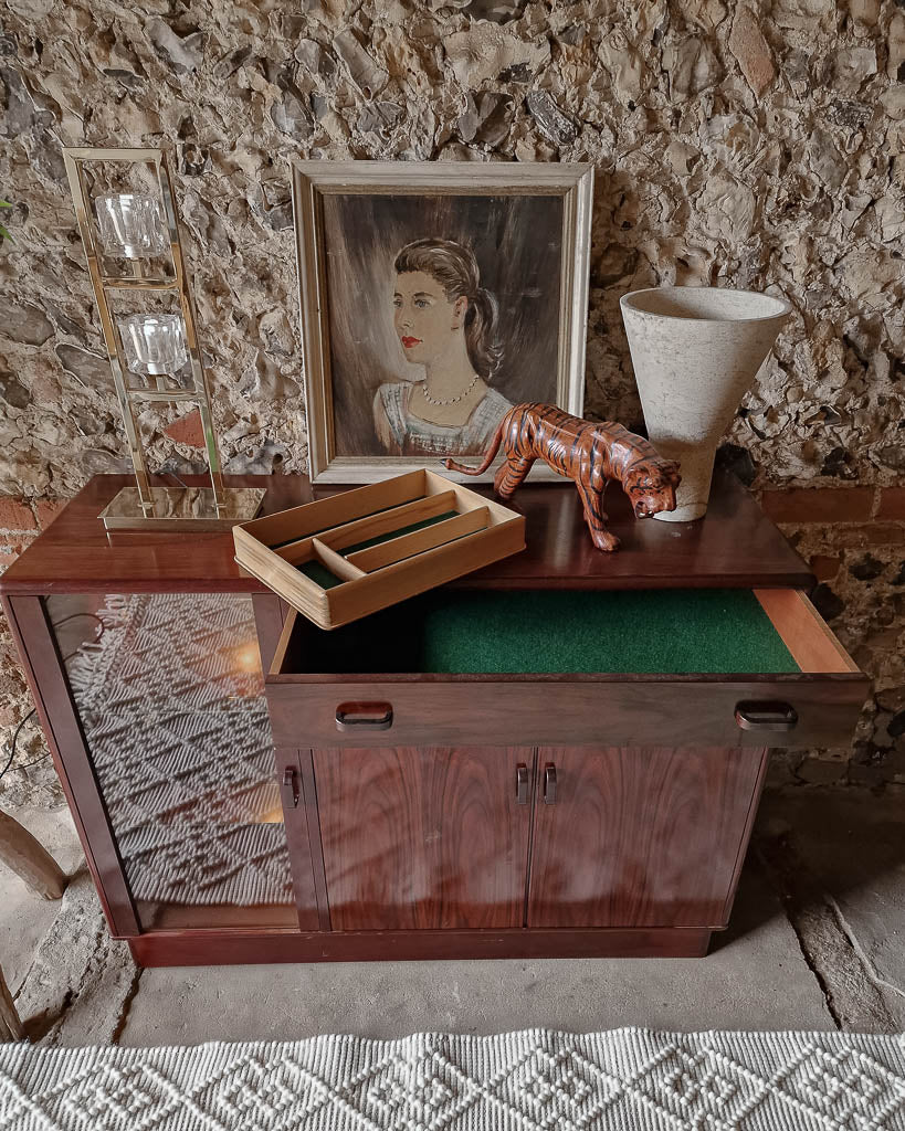 Mid Century Danish Rosewood Cabinet / Sideboard