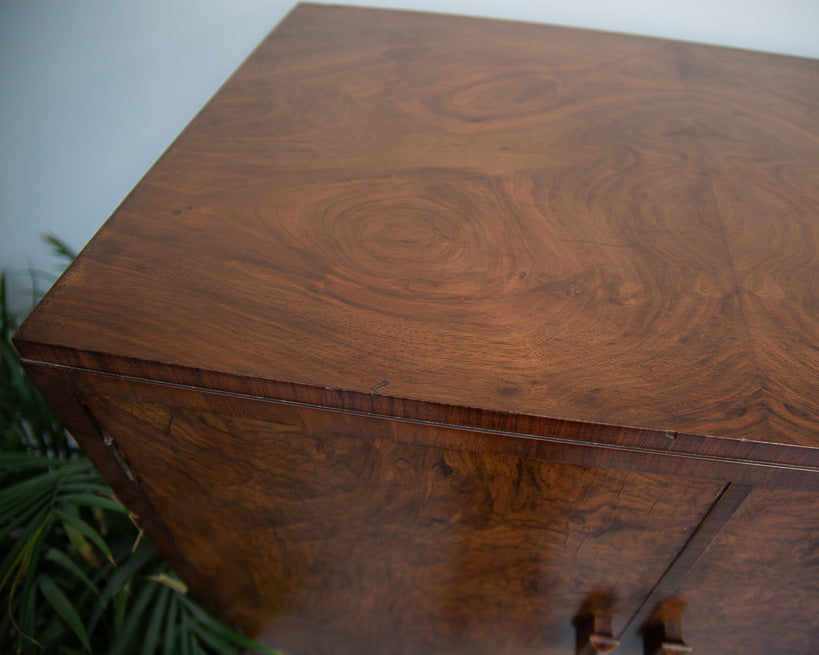 Art Deco Tallboy / Cocktail Cabinet / Linen Press