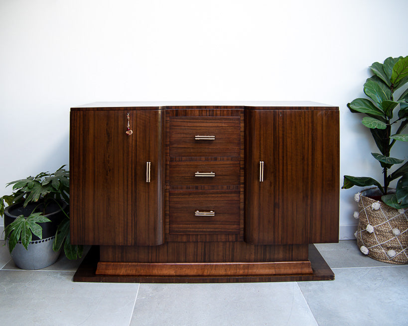 Art Deco Australian Walnut Sideboard