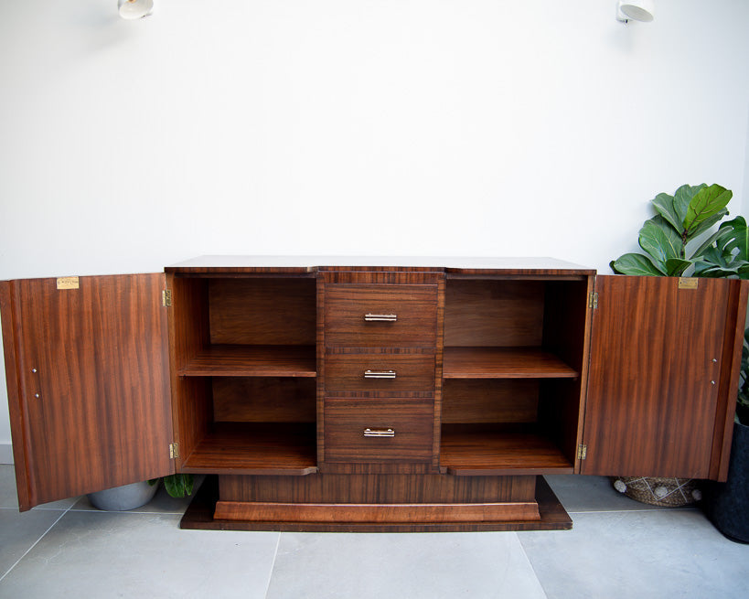 Art Deco Australian Walnut Sideboard