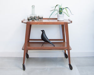 Mid Century Teak Tea / Cocktail Trolley