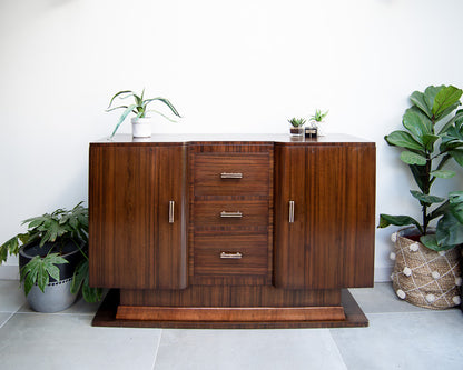 Art Deco Australian Walnut Sideboard