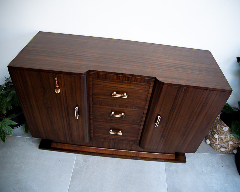 Art Deco Australian Walnut Sideboard