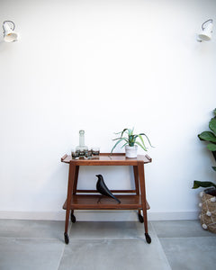 Mid Century Teak Tea / Cocktail Trolley