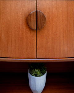 Mid Century Teak Bookcase / Display Cabinet