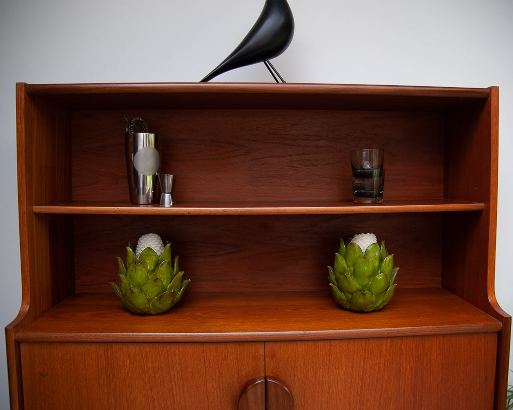 Mid Century Teak Bookcase / Display Cabinet