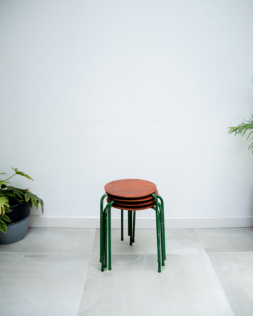 Vintage Retro Industrial Stools