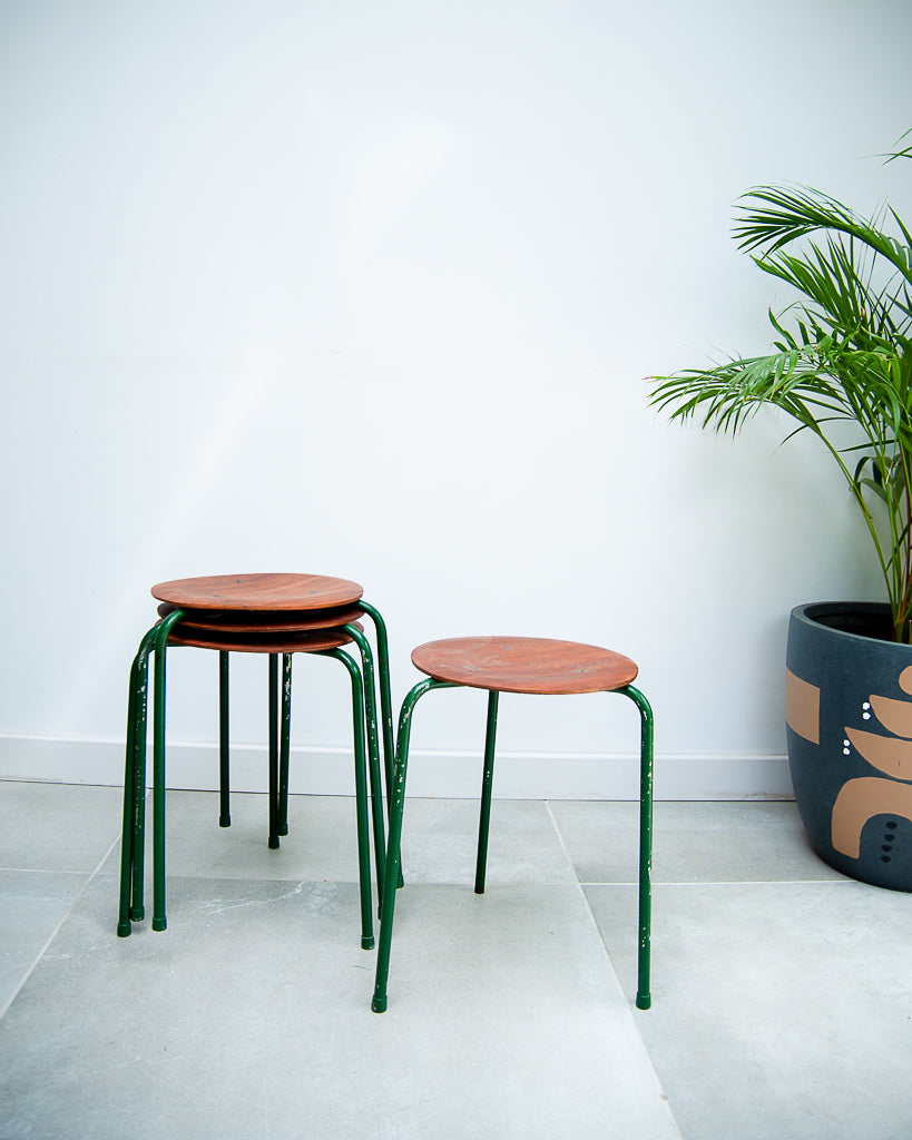 Vintage Retro Industrial Stools