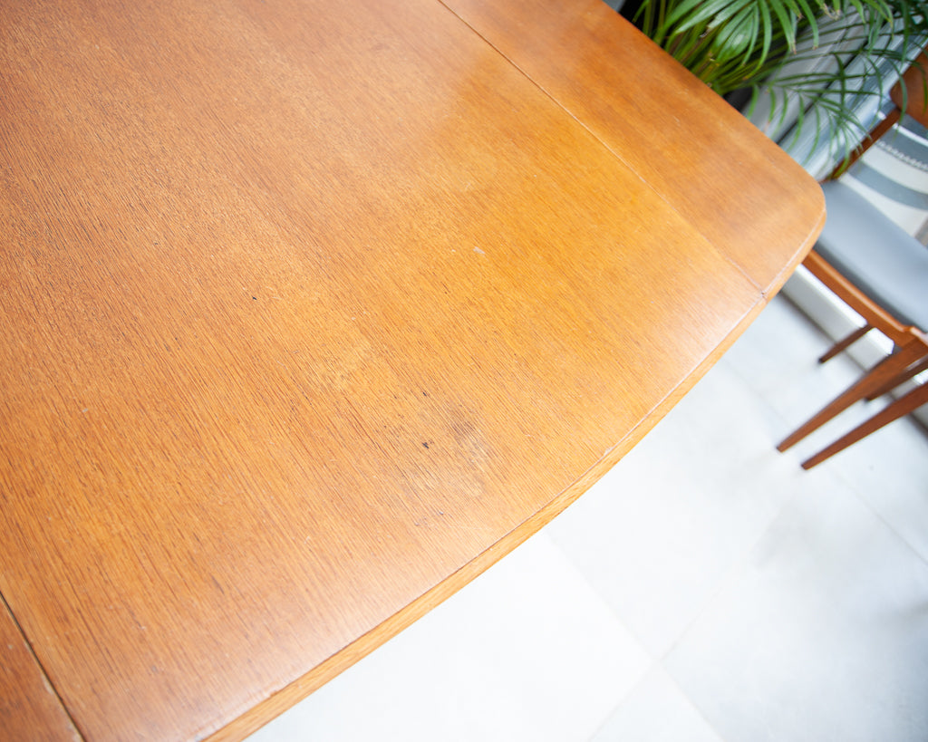 Mid Century Oak Dining Table & Chairs (x 4)