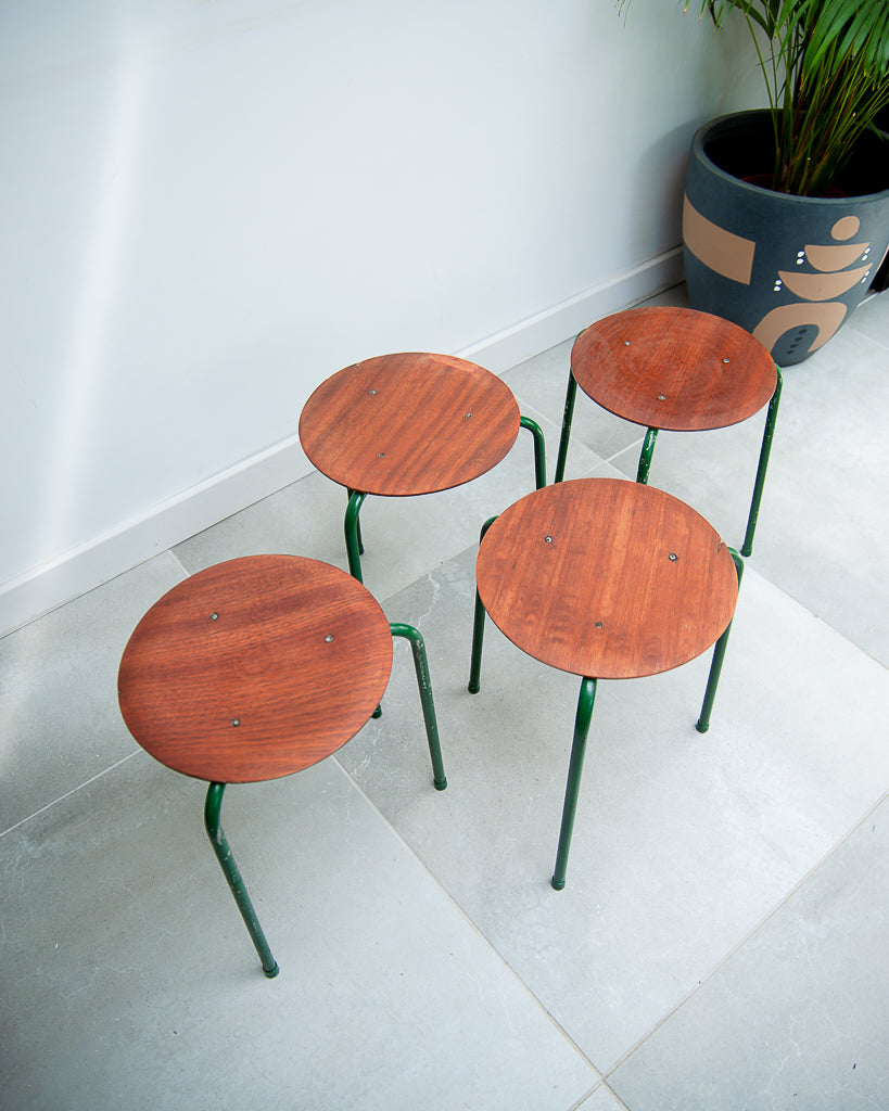 Vintage Retro Industrial Stools