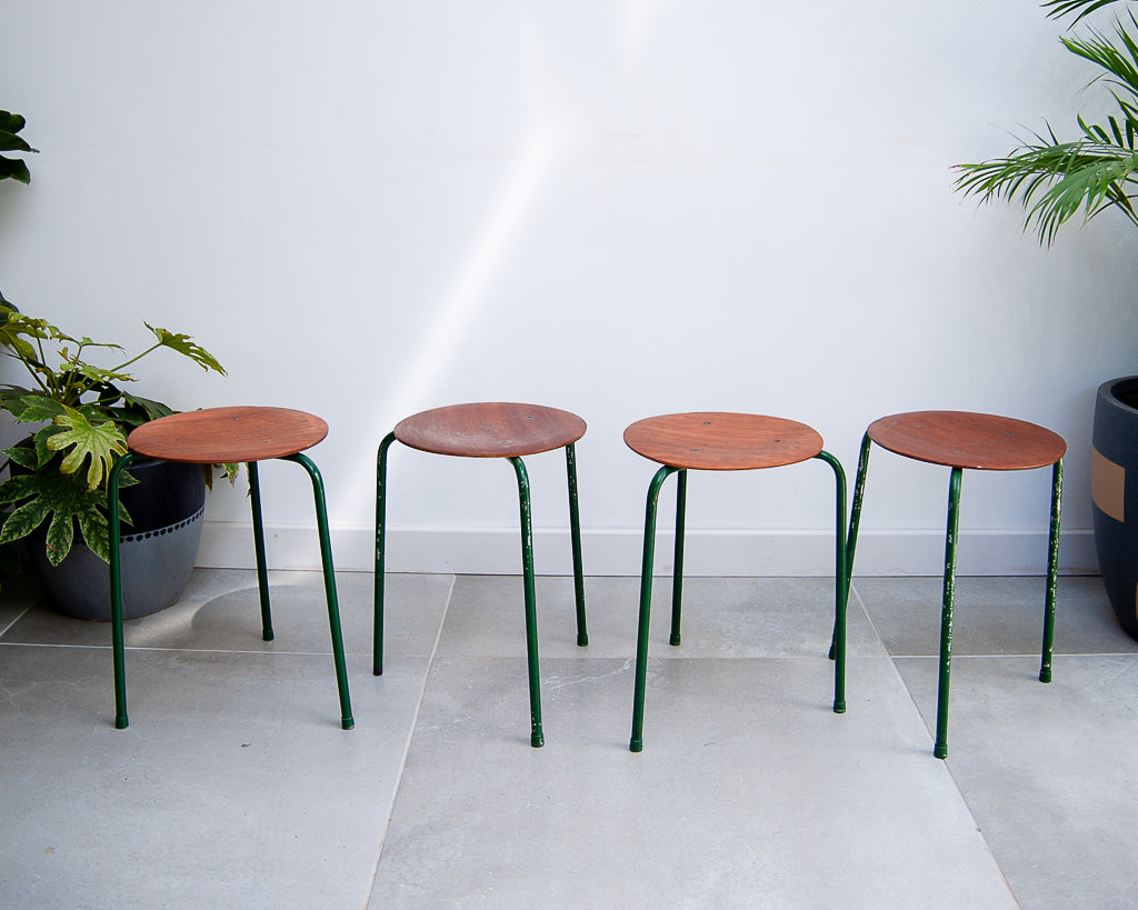 Vintage Retro Industrial Stools