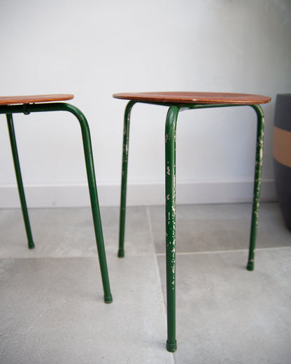 Vintage Retro Industrial Stools