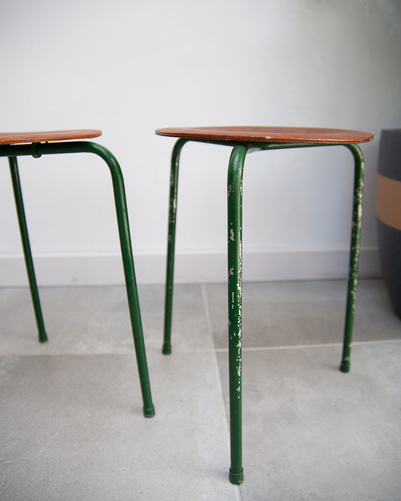 Vintage Retro Industrial Stools