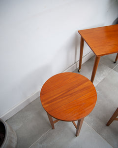 Nathan Mid Century Teak Nesting Tables
