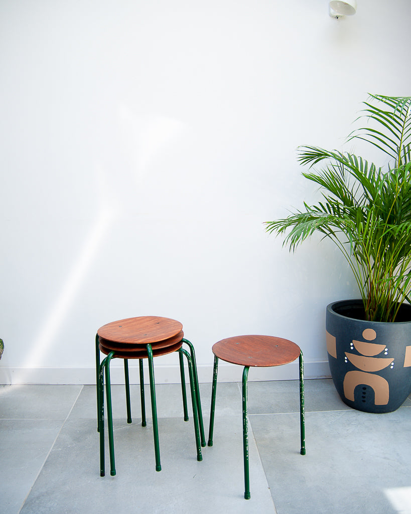 Vintage Retro Industrial Stools