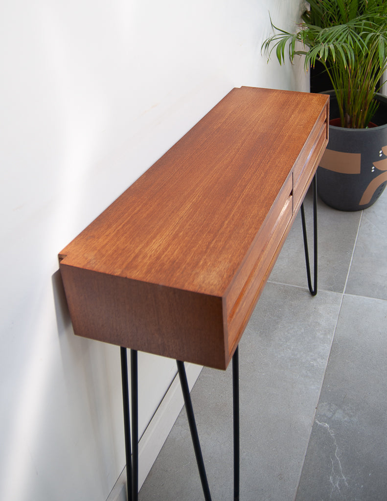 PS Systems Mid Century Teak Console / Dressing TablePS Systems Mid Century Teak Console / Dressing Table