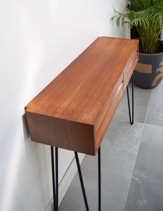 PS Systems Mid Century Teak Console / Dressing TablePS Systems Mid Century Teak Console / Dressing Table