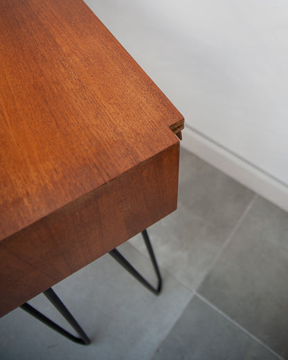 PS Systems Mid Century Teak Console / Dressing Table