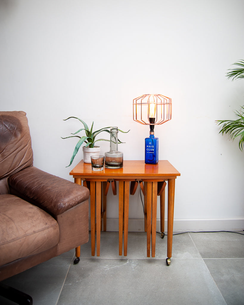 Nathan Mid Century Teak Nesting Tables