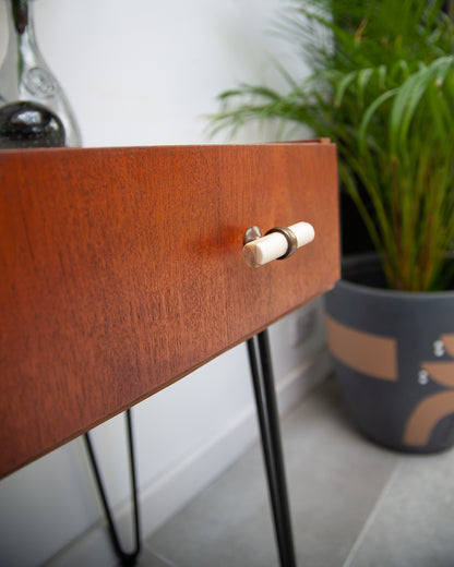 Mid Century Teak Console / Desk / Dressing Table