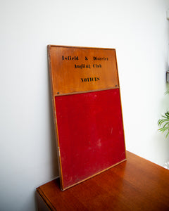 Vintage Angling Club Notice Board
