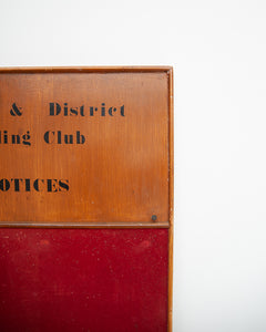 Vintage Angling Club Notice Board