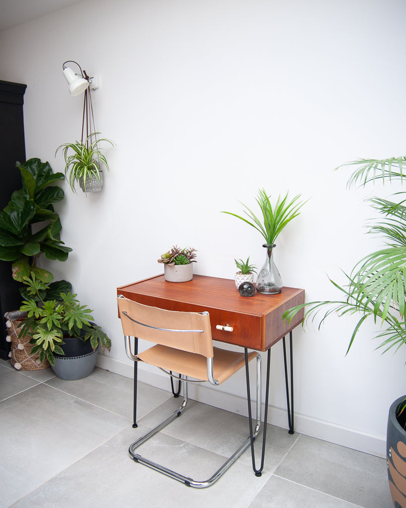 Mid Century Teak Console / Desk / Dressing Table