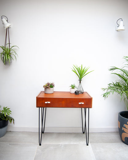 Mid Century Teak Console / Desk / Dressing Table