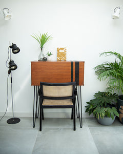 Mid Century Teak Tapley Desk Cocktail Cabinet