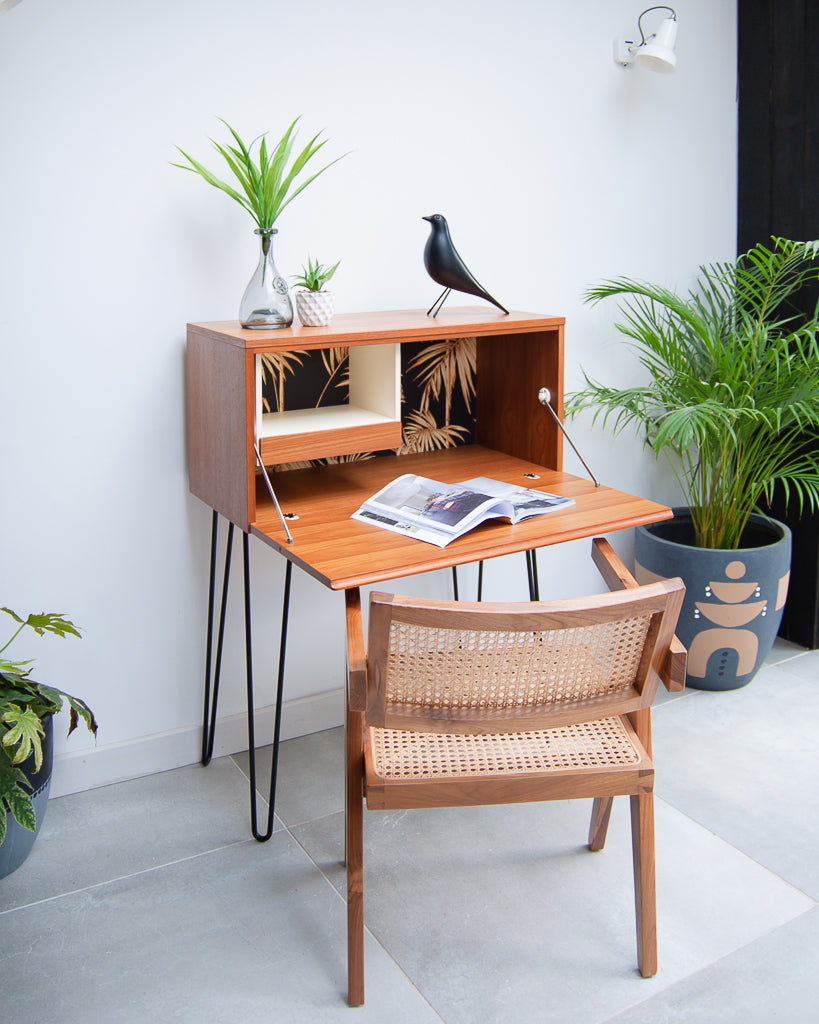 apley Mid Century Desk / Cocktail Cabinet