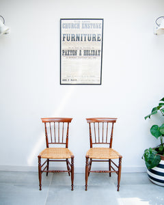 Victorian Turned Cane Chairs 