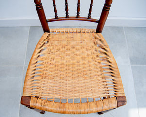 Victorian Turned Cane Chairs 