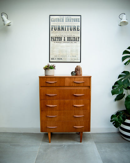 Mid Century Tallboy / Chest of Drawers