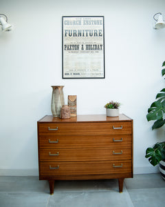 Mid Century Teak Chest of Drawers