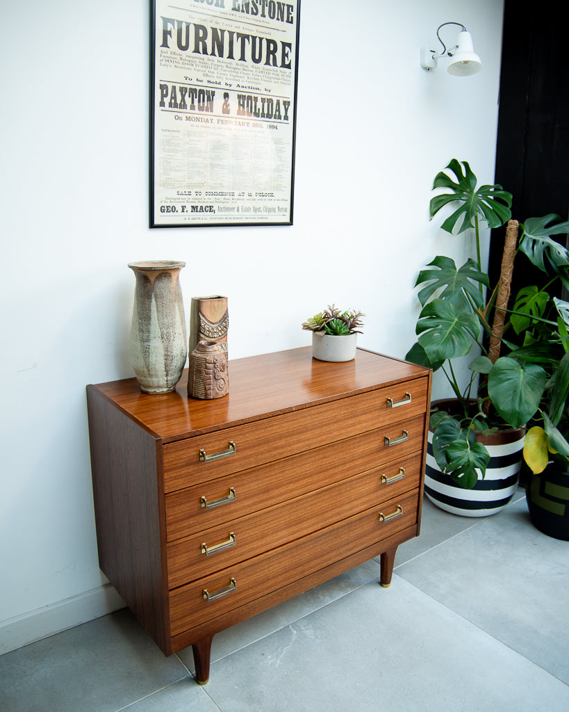 Mid Century Teak Chest of Drawers