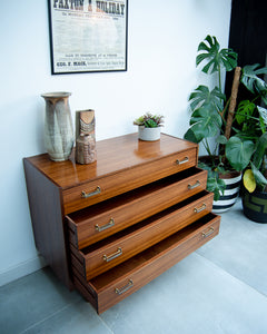 Mid Century Teak Chest of Drawers