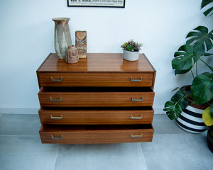 Mid Century Teak Chest of Drawers
