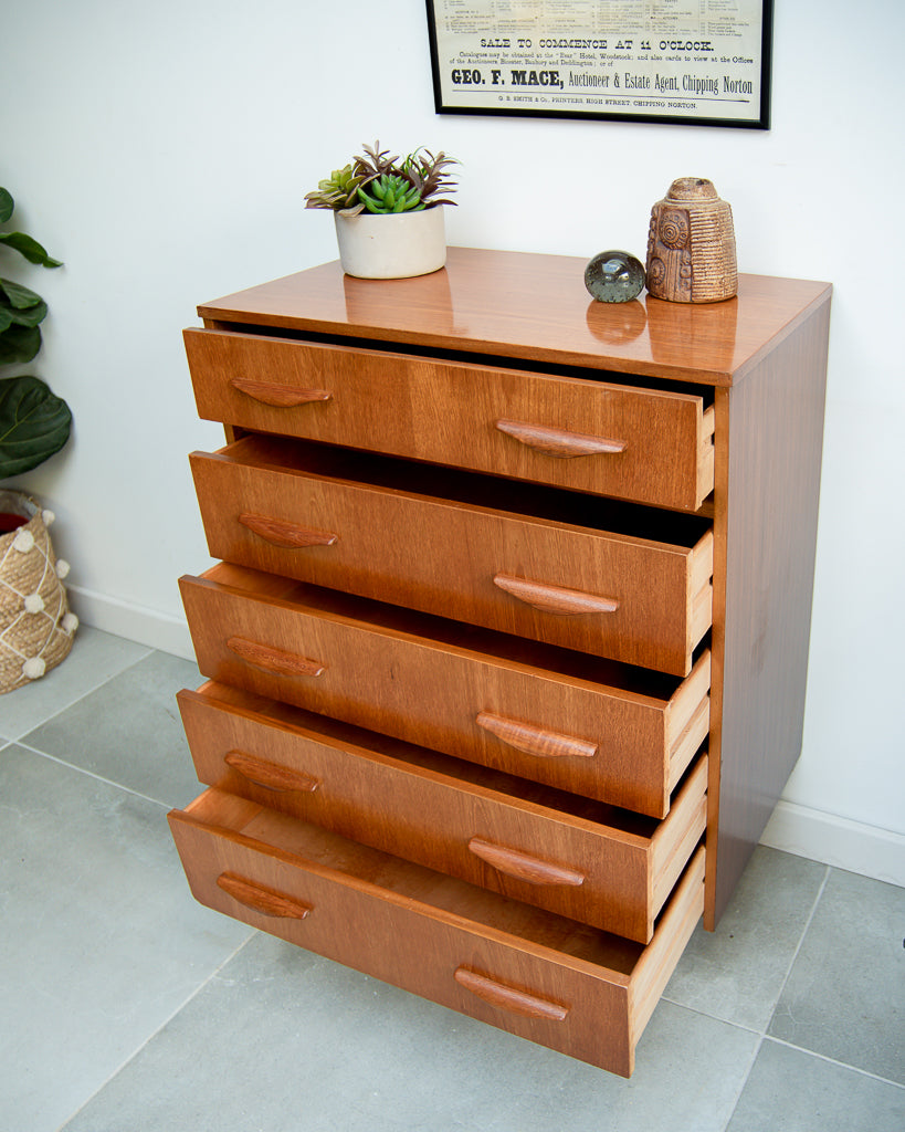 Mid Century Tallboy / Chest of Drawers